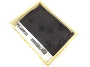 未使用品　正絹　喪服用　手組帯締め・帯揚げセット